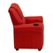 Flash Furniture Kids Recliner, 21-1/2" to 36-1/2" x 27", Upholstery Color: Red DG-ULT-KID-RED-GG - alternate 9